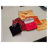 Lot of (7) Small Jewelry Pouches