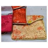 Lot of (7) Small Jewelry Pouches