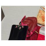 Lot of (7) Small Jewelry Pouches