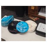 Lot of (5) Soft-side Zippered Jewelry Pouches