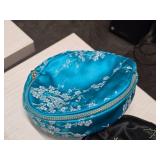 Lot of (5) Soft-side Zippered Jewelry Pouches