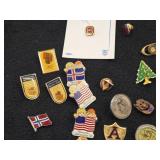 Lot of (36) Small Pins (assorted)