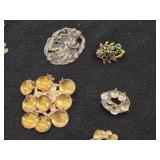 Lot of (17) Jewelry - (14) Pins + (3) Pendants