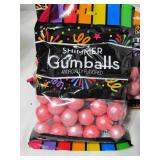 Hilco Sweets Shimmer Pink Gumballs, Bubblegum Flavor