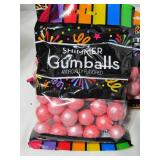 Hilco Sweets Shimmer Pink Gumballs, Bubblegum Flavor