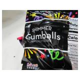 Hilco Sweets Shimmer Pink Gumballs, Bubblegum Flavor