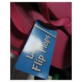 Box of New Overstock Flip Flops