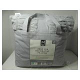 Member’s Mark Oversized Gray Faux-Fur Decorative Pillows
