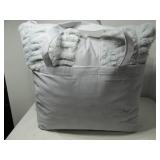 Member’s Mark Oversized Gray Faux-Fur Decorative Pillows