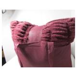 Member’s Mark Oversized Maroon Faux-Fur Decorative Pillows