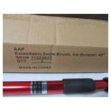 AutoCraft AC4495 42-Inch Extendable Snow Brushes with Ice Scrapers