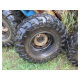 Set of 4 Maxxis Maxxzilla ATV/UTV Mud Tires – 27x9-12 & 27x11-12 – with Ranger 12-Inch Alloy Wheels