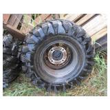Set of 4 Maxxis Maxxzilla ATV/UTV Mud Tires – 27x9-12 & 27x11-12 – with Ranger 12-Inch Alloy Wheels