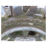 Set of 4 Maxxis Maxxzilla ATV/UTV Mud Tires – 27x9-12 & 27x11-12 – with Ranger 12-Inch Alloy Wheels
