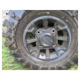 Set of 4 Maxxis Maxxzilla ATV/UTV Mud Tires – 27x9-12 & 27x11-12 – with Ranger 12-Inch Alloy Wheels
