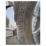 Set of 4 Maxxis Maxxzilla ATV/UTV Mud Tires – 27x9-12 & 27x11-12 – with Ranger 12-Inch Alloy Wheels