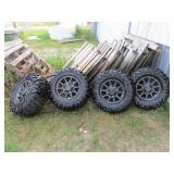 Set of 4 Maxxis Bighorn 2.0 29-Inch ATV/UTV Tires with Polaris RZR 14-Inch Alloy Wheels