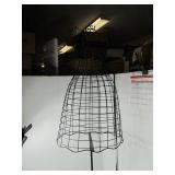 Black Metal Wire Female Dress Form Mannequin – Full-Size Decorative Display