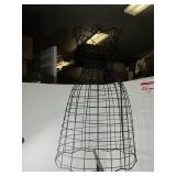 Black Metal Wire Female Dress Form Mannequin – Full-Size Decorative Display