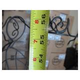 Black Metal Wire Female Dress Form Mannequin – Full-Size Decorative Display