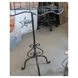 Black Metal Wire Female Dress Form Mannequin – Full-Size Decorative Display