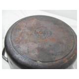 3-Piece Cookware Lot:  Lodge 8IC Cast Iron Dutch Oven with Lid & Two Crofton 6" Cast Iron Skillets