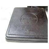 3-Piece Cookware Lot:  Lodge 8IC Cast Iron Dutch Oven with Lid & Two Crofton 6" Cast Iron Skillets