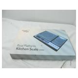 Smart Weigh DS100 Dual Platform Digital Kitchen Scale – 10 kg / 300 g Precision Scale