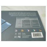 Smart Weigh DS100 Dual Platform Digital Kitchen Scale – 10 kg / 300 g Precision Scale