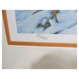 Michael Sieve “Fast Food Hunter – Fox and Pheasants” Signed Limited Edition Print 581/950, Framed with COA