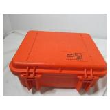 Vintage Pelican Peli 1500 Orange Hard Equipment Case