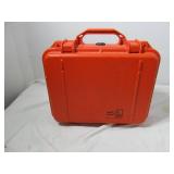 Vintage Pelican Peli 1500 Orange Hard Equipment Case