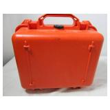 Vintage Pelican Peli 1500 Orange Hard Equipment Case