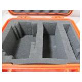 Vintage Pelican Peli 1500 Orange Hard Equipment Case