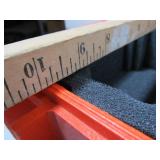 Vintage Pelican Peli 1500 Orange Hard Equipment Case