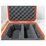 Vintage Pelican Peli 1500 Orange Hard Equipment Case