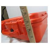 Vintage Pelican Peli 1500 Orange Hard Equipment Case
