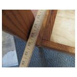 Vintage Oak Hall Bench / Telephone Chair with Lift-Top Storage