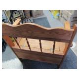 Vintage Oak Hall Bench / Telephone Chair with Lift-Top Storage
