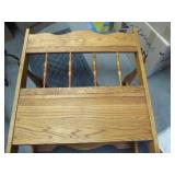 Vintage Oak Hall Bench / Telephone Chair with Lift-Top Storage
