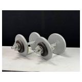 Adjustable Weighted Dumbbells