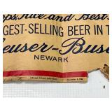 1966 Budweiser Magazine Insert