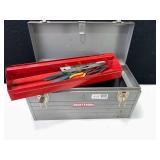 Craftsman Metal Toolbox & Assorted Tools