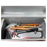 Craftsman Metal Toolbox & Assorted Tools