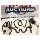 Vintage Binders/Chains/Winch