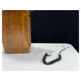 Antique Wall Crank Telephone & Accessories