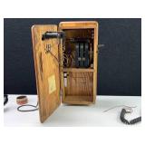 Antique Wall Crank Telephone & Accessories