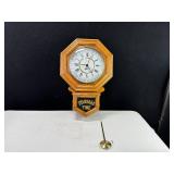 Hanging Oak Wall Clock