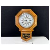 Hanging Oak Wall Clock