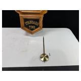 Hanging Oak Wall Clock
